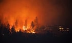 Canada wildfires: thousands told to flee in British Columbia, as drone-flying tourists criticised