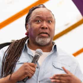 Latitude Festival, Day 4, Henham Park, Suffolk, UK - 25 Jul 2021Mandatory Credit: Photo by REX/Shutterstock (12223438bz) Reginald D Hunter on the Comedy Stage Latitude Festival, Day 4, Henham Park, Suffolk, UK - 25 Jul 2021