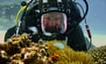 Steve Backshall, the naturalist, scuba dives on the reefs of the Maldives for the BBC’s Our Changing Planet.