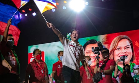 Ferdinand Marcos Jr during his presidential campaign in Metro Manila, earlier this year