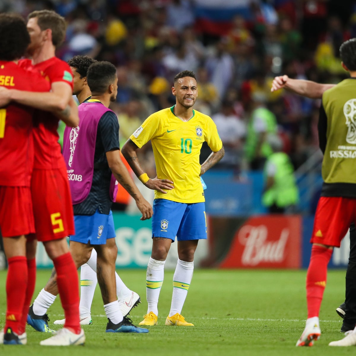 World Cup 18 Quarter Final Brazil 1 2 Belgium As It Happened Football The Guardian World Cup 18 Quarter Final Brazil 1 2 Belgium As It Happened Football The Guardian