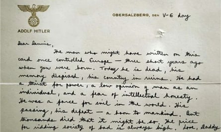 Dennis Helms’s father, Richard, sent him this letter on 8 May 1945