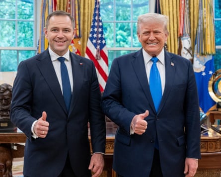 Karol Nawrocki and Donald Trump