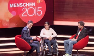Appearing on German television last year.