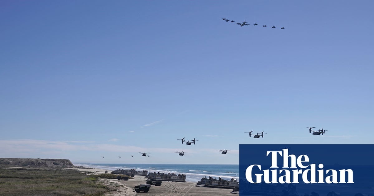 California governor says Trump ‘putting ego over responsibility’ as military show shuts highway