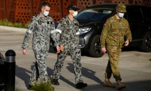 Military personnel have been called into help contain the coronavirus outbreak in Melbourne, capital of Victoria, Australia.