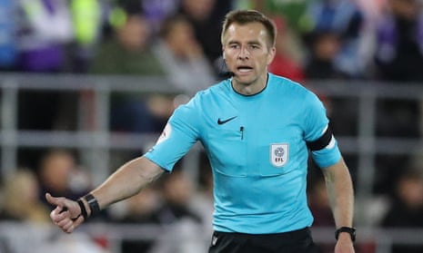 Michael Salisbury will be blowing his whistle and gesticulating in his role as referee at the Brentford Community Stadium