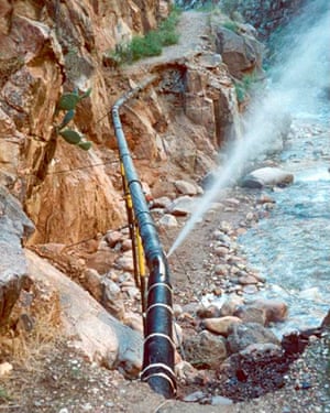 The ageing Grand Canyon pipeline.