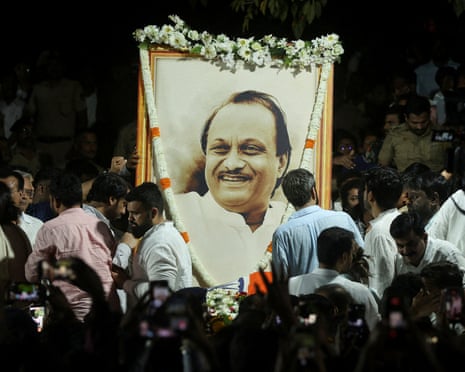 Veteran Indian politician Ajit Pawar dies in plane crash, leaving power vacuum | India | The Guardian