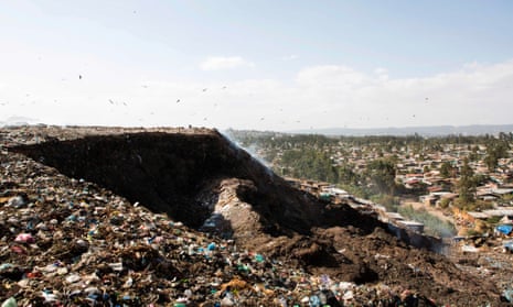 The main landfill of Addis Ababa on the outskirts of the city, after a landslide at the dump left at least 65 people dead. March 12, 2017