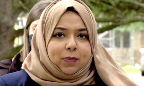 Apsana Begum outside Snaresbrook crown court, east London, on 30 July after being cleared of charges of housing fraud.