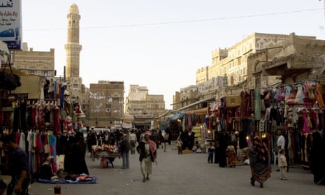 A market in Yemen’s capital, Sana’a, March 2008