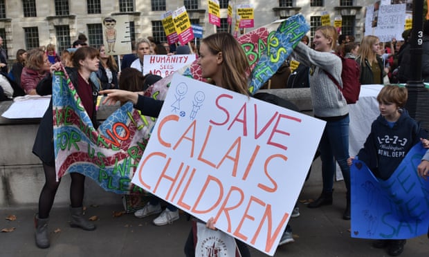A protest in London on 15 October.