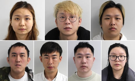 Top row (L-R) Ruolan Chen, Xiaoyu Shu, Ang Li. Bottom row (L-R) Yunchen Huang, Peng Liu, Qiji Wang, Yin Ying Wang.