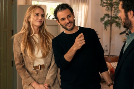 Justine Lupe as Morgan and Arian Moayed as Andy.