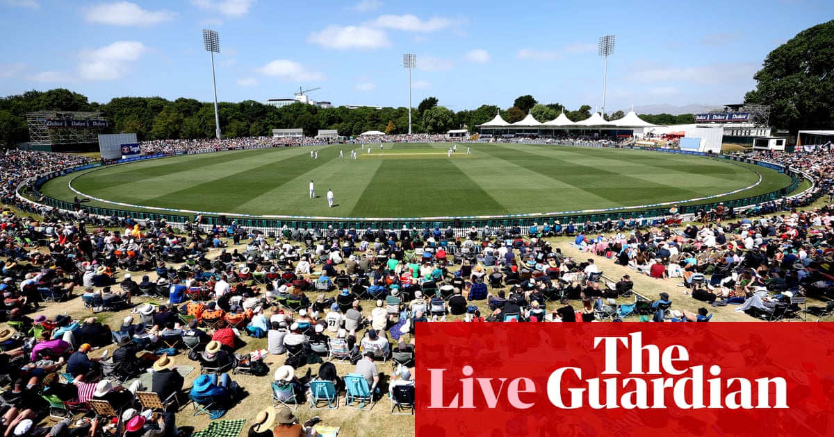 New Zealand v England: first men's cricket Test, day four - live