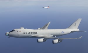 A US prototype laser aircraft gun in 2007.