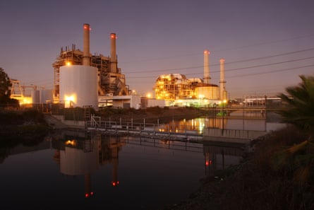 a gas power plant