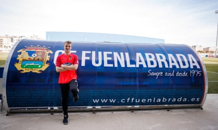 Conor O’Keefe was invited to train with Fuenlabrada after a concerted effort to join the club. ‘They told me they had four golden envelopes from me: two each for the manager and the goalkeeper coach.’