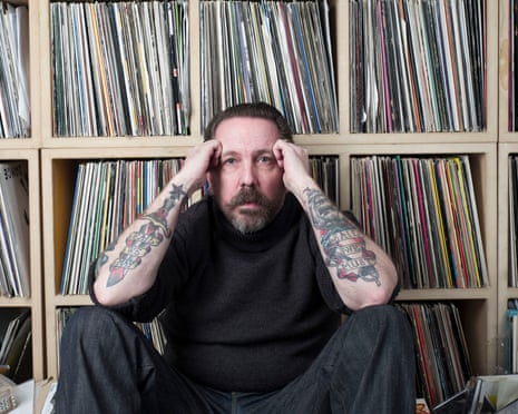 Andrew Weatherall photographed at his studio in north London, 2016.