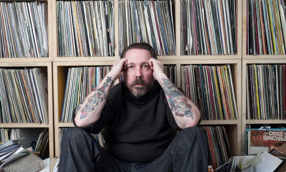 Andrew Weatherall photographed at his studio in north London, 2016.