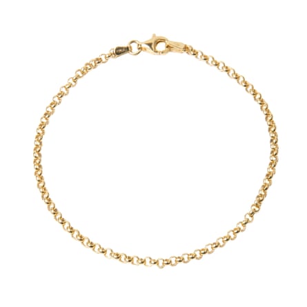 Tilly Sveaas fine gold belcher bracelet
