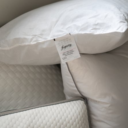 Fogarty soft cotton back sleeper pillow