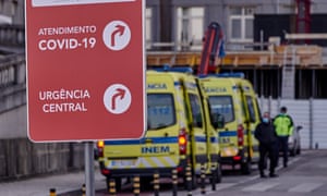 As per media reports, the sharp spike in cases in gujarat's ahmedabad has led to a severe scarcity of hospital beds. Ambulance Queue Covid - Portugal S Health System Very Close To Limit As It Happened World News The Guardian