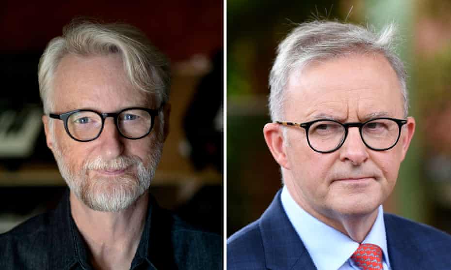 Composition of Billy Bragg and Anthony Albanese