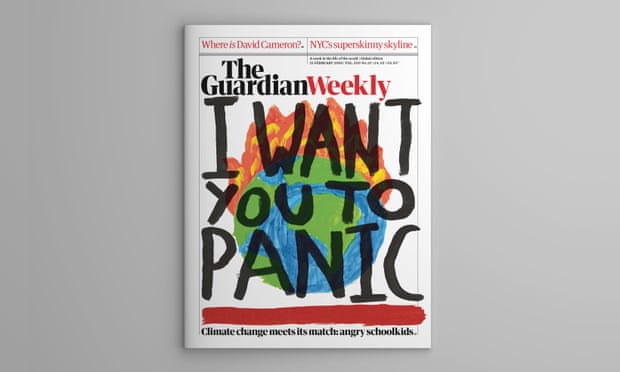 Cover for 15 February edition of the Guardian Weekly