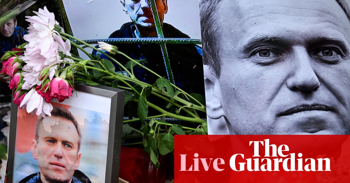 Russia-Ukraine war: US sanctions three Russian officials over Alexei Navalny’s death – as it happened