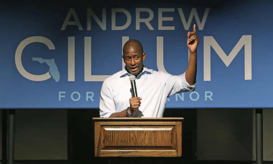 Gillum on the campaign trail in 2018.