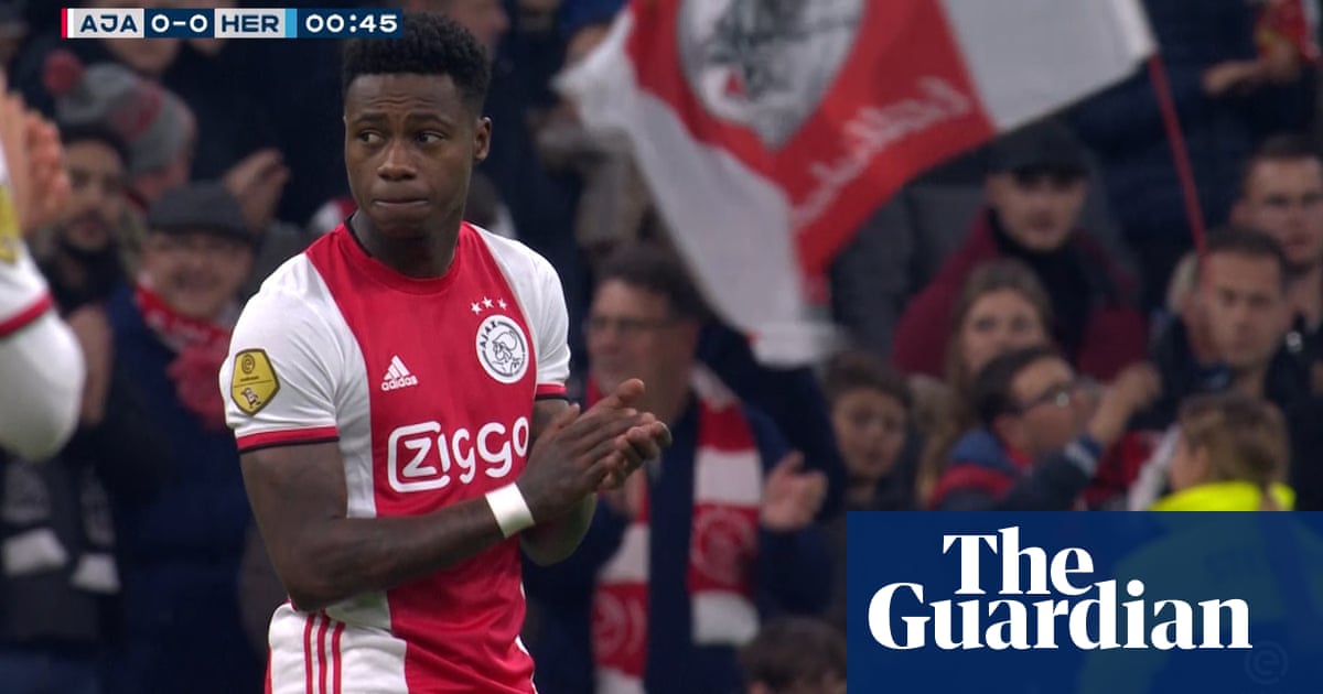 Ajax and Heracles stand still for first minute in anti-racism protest – video