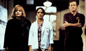 Piper Laurie, Salma Hayek and Robert Patrick in The Faculty, 1998