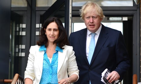 Boris Johnson and Marina Wheeler in 2015.