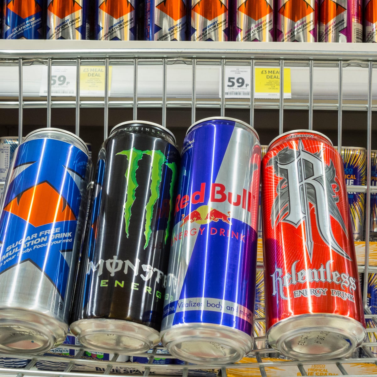 Government To Ban Energy Drink Sales To Children In England Business The Guardian