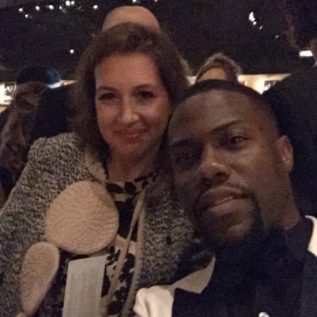 With Kevin Hart.