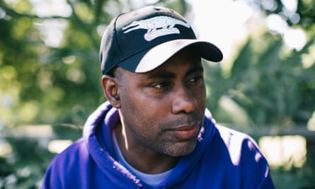 Harun Morrison wearing cap