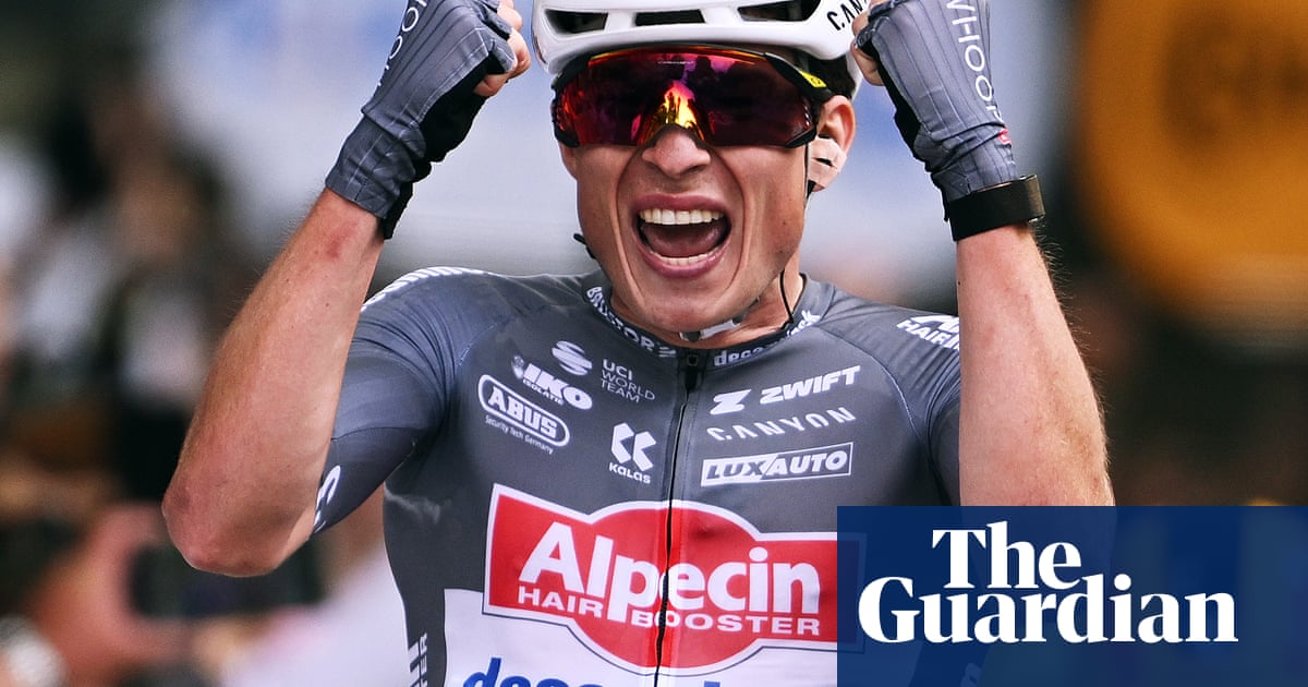 Tour de France 2025: Philipsen wins chaotic first stage as Evenepoel and Roglic suffer