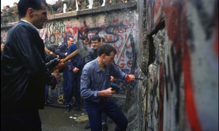 The fall of the Berlin wall in 1989 marked the high point of US power around the world.