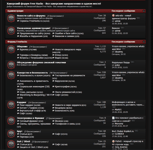 A screengrab of the forum.