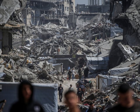 Destruição em Gaza