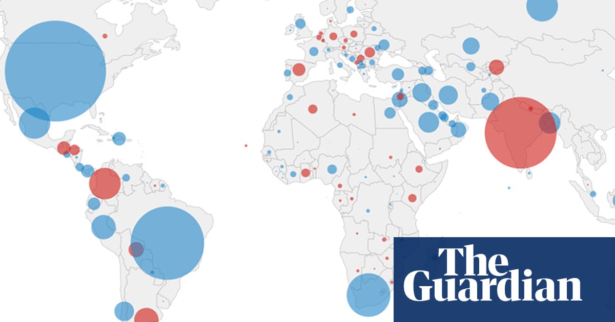 Covid-19 world map: which countries have the most coronavirus cases and deaths?