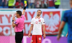 Grzegorz Krychowiak goes into the book.