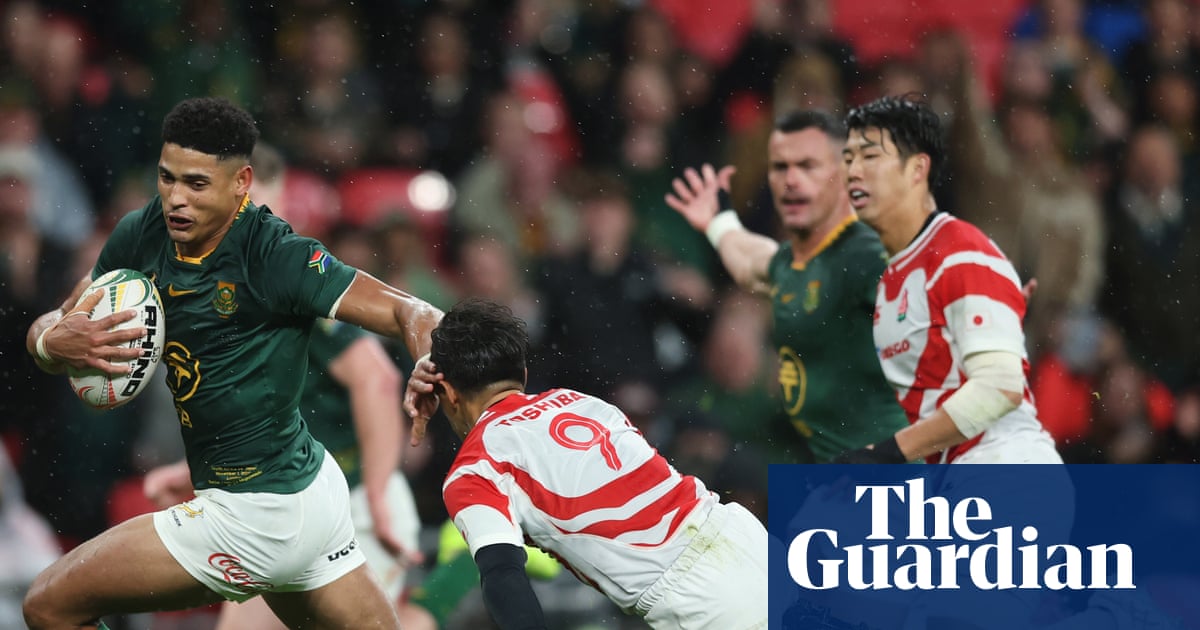 Sacha Feinberg-Mngomezulu lights up South Africa’s nine-try rout of Japan