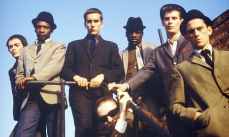 Terry Hall, third from left, with the Specials, c1980: from left, John Bradbury, Lynval Golding, Neville Staple, Roddy Radiation and Horace Panter, and, at the front, Jerry Dammers.