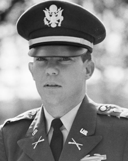 William Calley Jr at a pre-trial hearing prior to his court martial for his involvement in the My Lai massacre.
