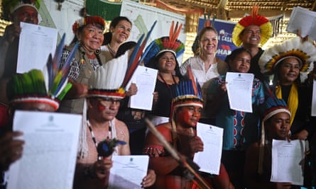 Brazil restores ownership of the Amazonian lands of the upper Guamá River to Indigenous people, 28 June 2023.