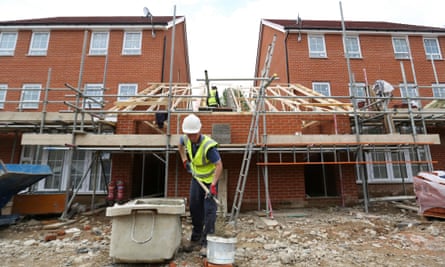 Barratt Homes being built