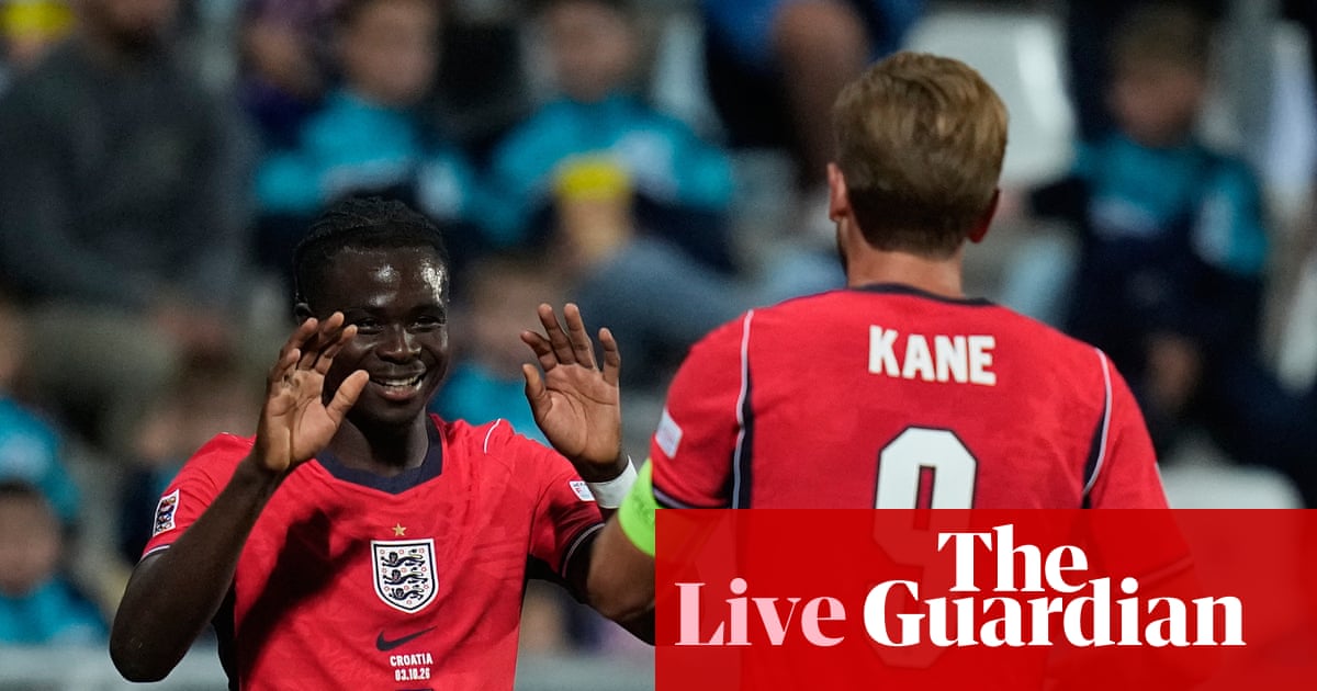 Croatia 0-7 England: Nations League football – as it happened
